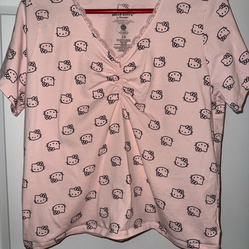 Hello Kitty Blush Pink Women's Blouse